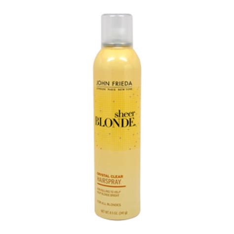 John Frieda® Sheer Blonde Crystal Clear Shape And Shimmer Hairspray Reviews 2020