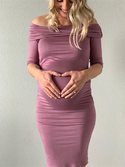 off shoulder fold over maternity dress sexy mama maternity maternity dresses affordable