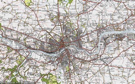 Old Maps Of Newcastle Upon Tyne Tyne And Wear