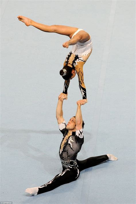 Gymnasts Show Off Strength And Flexibility In Australia Daily Mail Online