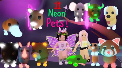 Omg Making 20 Neon Rare Pets In Adopt Me Roblox Otosection