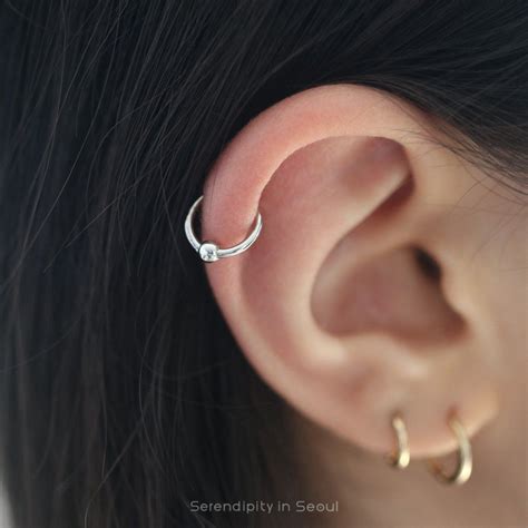 Body Piercing Jewellery G Cartilage Tragus Helix Nose Lip Hoop Ring