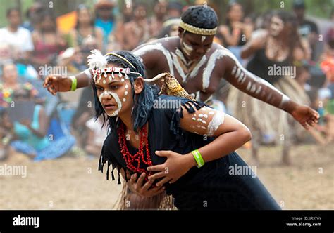 Performers At The Laura Aboriginal Dance Festival Cape York Far North Queensland Fnq Qld