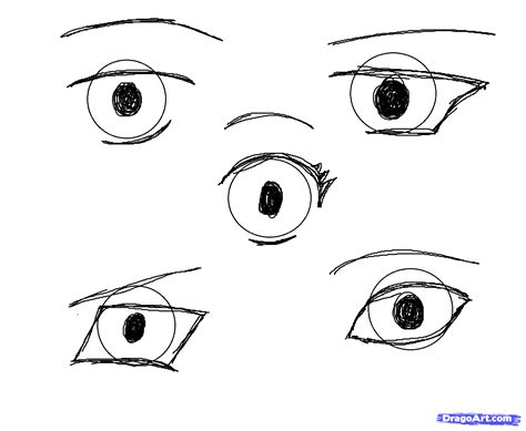 Easy Steps For Drawing Anime Eyes Creative Art