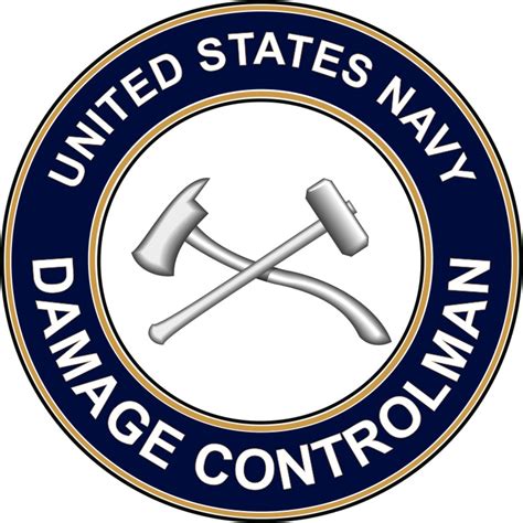 Us Navy Damage Controlman Dc Decal