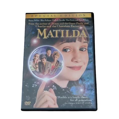 matilda 1996 dvd 2005 special edition mara wilson danny devito comedy 2 29 picclick