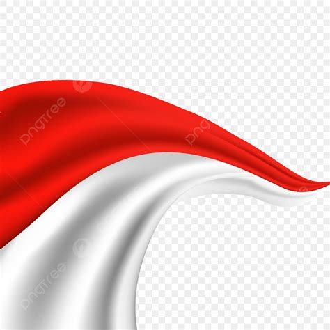 Bendera Indonesia Vector Hd Images Bendera Indonesia Flag Silk Vector