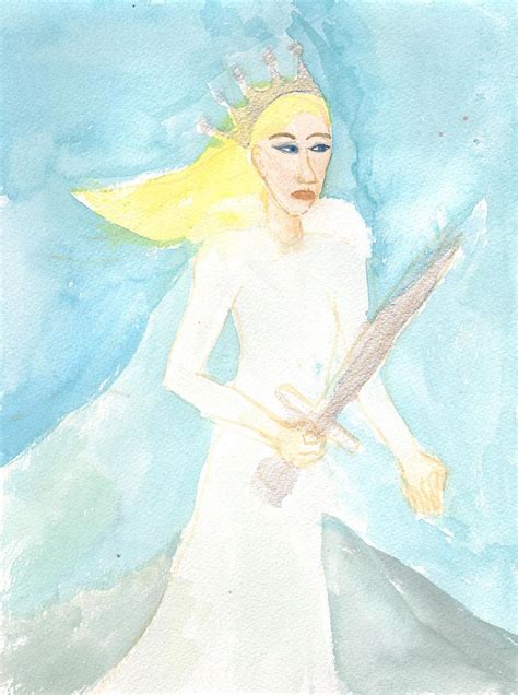 Queen Of Swords In Progress Painting By Sushila Burgess Fine Art America