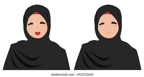 Hijab Girl Anime Chibi Style Stock Illustration 1912722619 Shutterstock