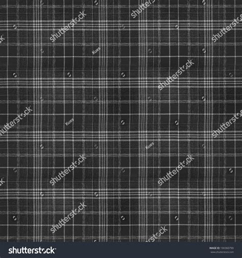 Black Plaid Fabric Texture Stock Photo 190360790 Shutterstock
