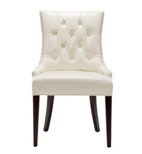Actona milan cream leather dining room metal frame chair contemporary nib modern. Cream leather dining chairs - WhereIBuyIt.com
