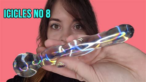 Toy Review Pipedream Icicles No 8 Sapphire Spiral Glass Dildo Youtube