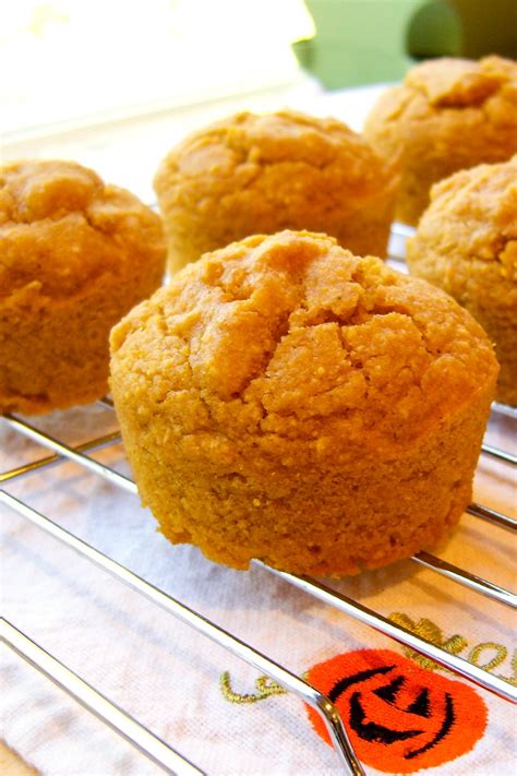 Gluten free peanut butter and banana muffins via eat good 4 life. Pumpkin Cornbread Muffins Recipe (Dairy-Free, Egg-Free ...