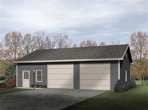 Two Car Garage With Workshop 2283sl Architectural Designs House Plans
