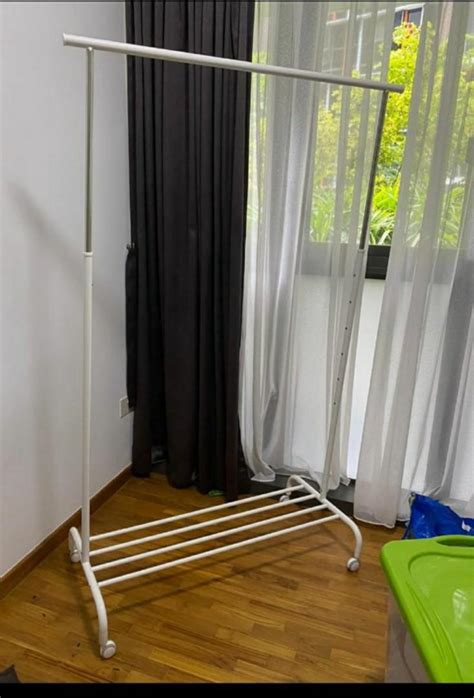 Ikea Rigga Clothes Rack Furniture Home Living Furniture Shelves