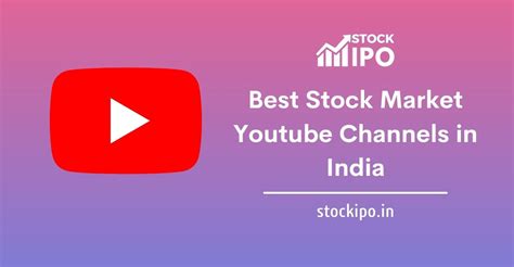Top 10 Stock Market Youtube Channels In India 2022 Stockipo