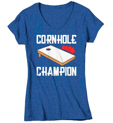 Womens Cornhole T Shirt Cornhole Champion Shirt Corn Hole Etsy
