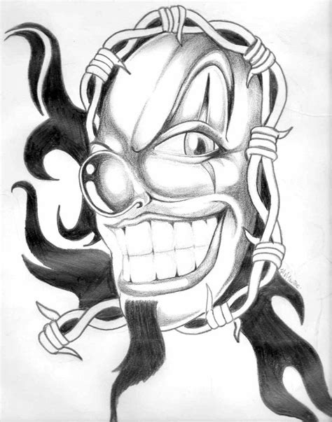 14 Best Evil Clown Tattoo Drawings Images On Pinterest Evil Clowns