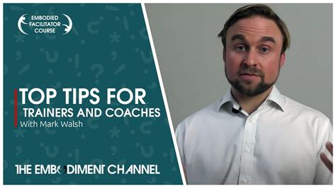 Top Tips For Trainers And Coaches Working With The Body Youtube