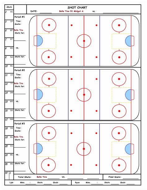 Hockey Drill Template Free Printable Templates