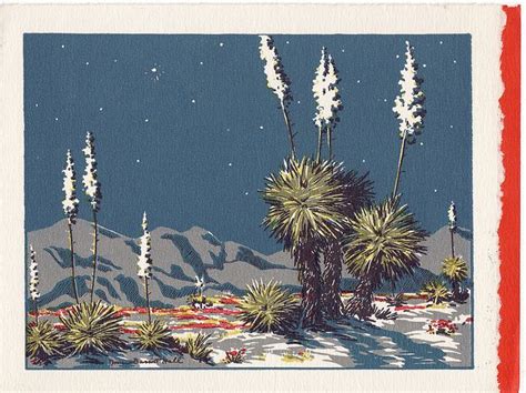 Texas and desert southwest gardener's january checklist 10 top plants native to the desert southwest plant this flowering ground cover for texture, color and wildlife houzz tour. Desert Christmas | Christmas deserts, Vintage christmas cards, Christmas graphics