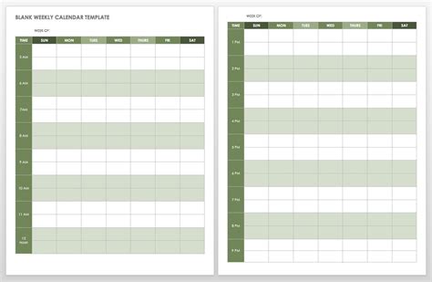 Calendar Template 4 Months Per Page Free Printable Weekly Planner
