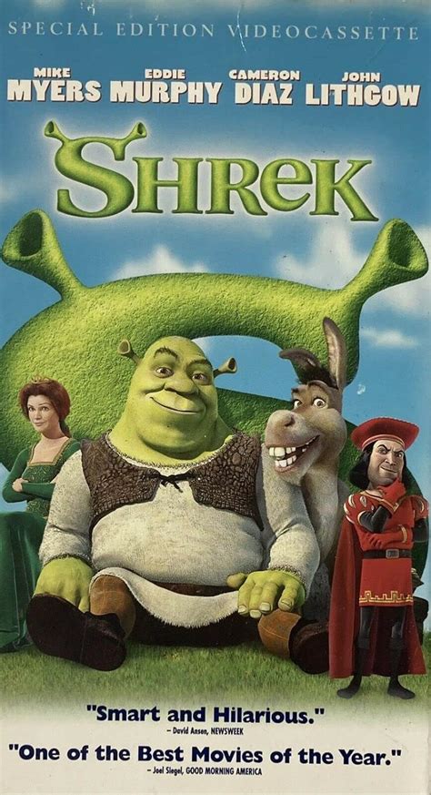 Shrek Vhs Eddie Murphy Mike Myers Cameron Diaz John