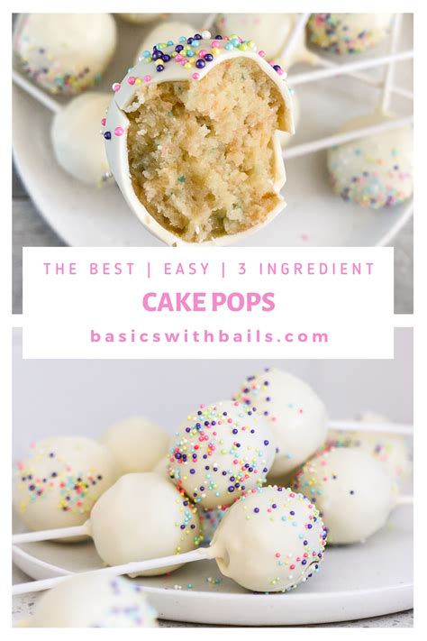 3 Ingredient Funfetti Cake Pops Using A Box Of Cake Mix Artofit