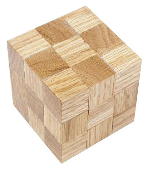 Puzzlelead Wooden Puzzles Wooden Cubes Cube Puzzle