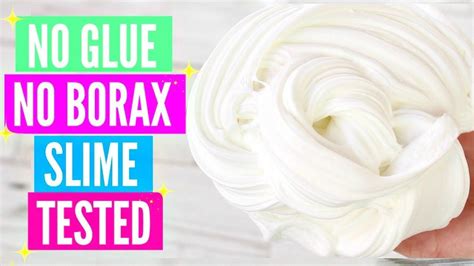 How To Make Slime Without Activator Borax And Glue Vsatell
