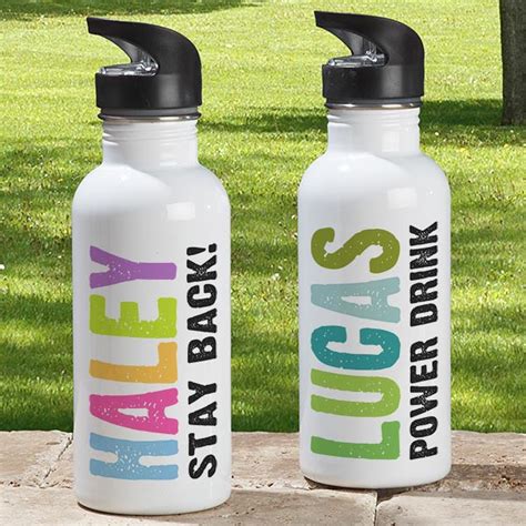 Personalized Water Bottle Kitchen And Dining Water Bottles