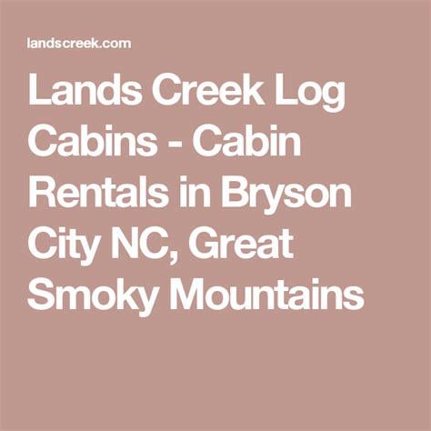 Hotels near lands creek log cabins, bryson city on tripadvisor: Lands Creek Log Cabins - Cabin Rentals in Bryson City NC ...