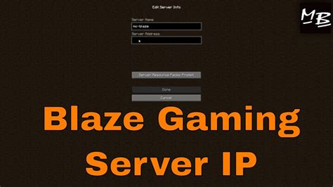Minecraft Blaze Gaming Server Ip Address Youtube