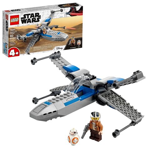 Lego Star Wars Resistance X Wing Poe Dameron Starfighter Building