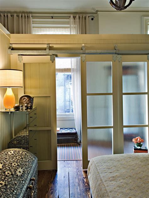 Transitional Bedroom With Sliding Glass Doors Transitional Decor