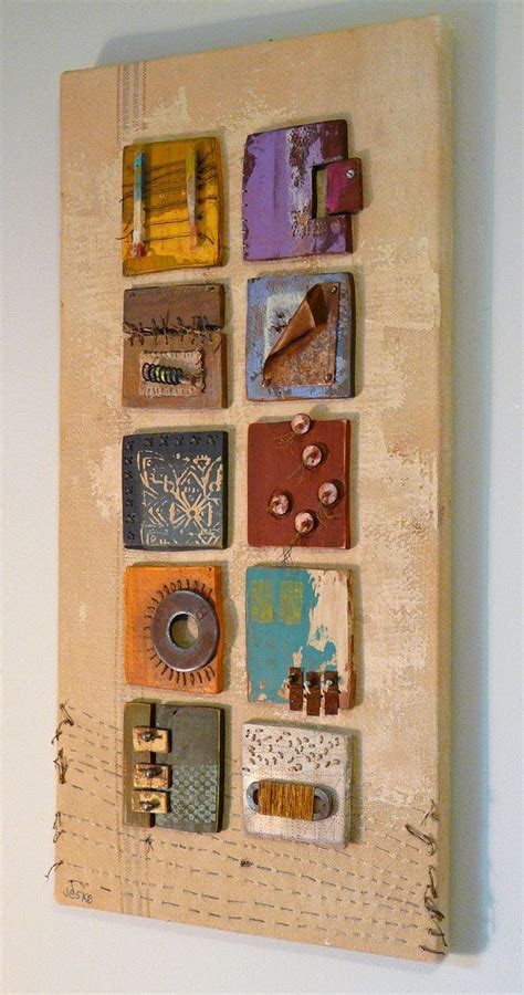 Pin By Karen Dunham On Collage And Mixed Media Diy Canvas Wall Art Diy