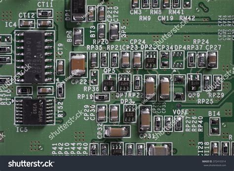 Electronic Printed Circuit Board Many Electrical Stock Photo Edit Now
