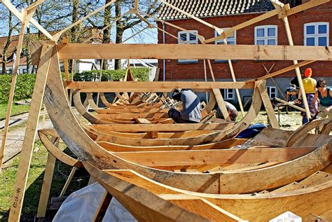 Hd Wallpaper Viking Ship Shipbuilder Denmark Wood Material Built