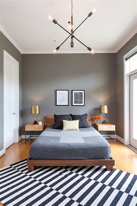 Gray Paint In Master Bedroom Creates Soothing Masculine Oasis Hgtv