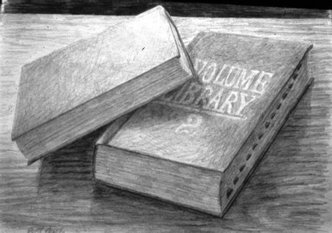 Gallery For Stack Of Books Pencil Drawing