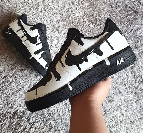 Custom Af1 Black And White Ubicaciondepersonascdmxgobmx