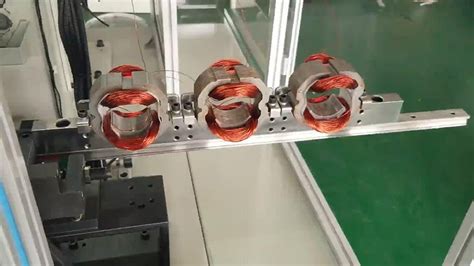 Fully Automatic Stator Coil Winding Machine Youtube