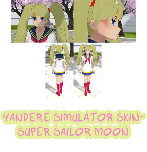 Yandere Simulator Super Sailor Moon Skin By Imaginaryalchemist On