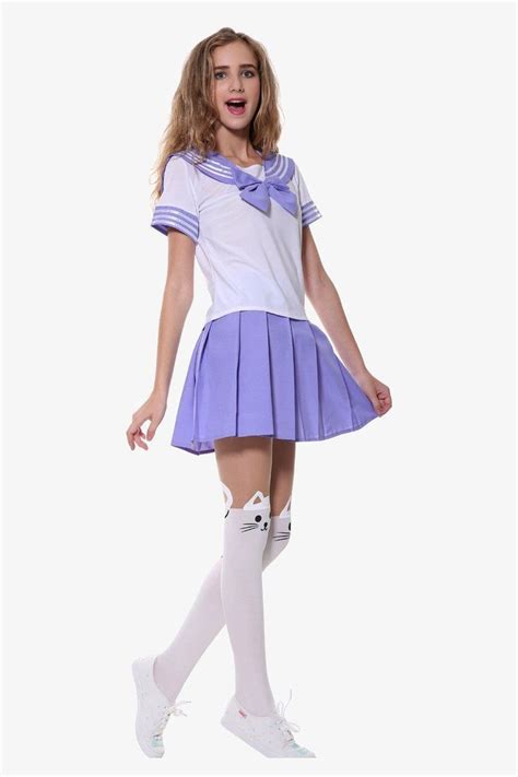 Lilac Seifuku School Uniform Teenage Girl Outfits Tween Outfits