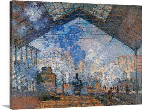 Saint Lazare Station By Claude Monet 1877 Musee Dorsay Paris