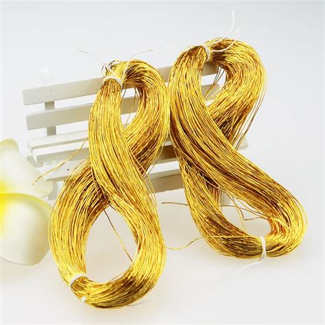 Wholesale 10pcslot Gold Beautiful Gold Thread Embroidery Thread Sewing