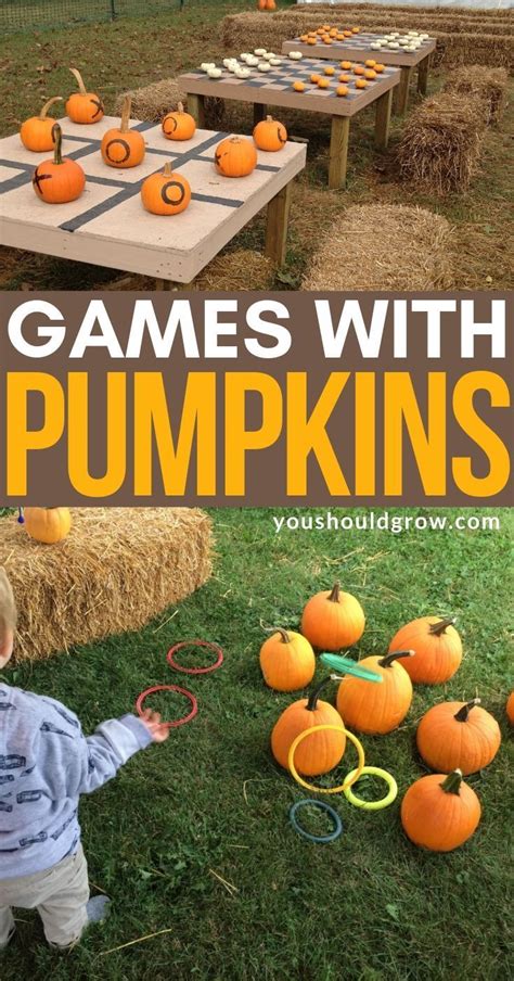 Fun Pumpkin Games To Play With Kids Fall Festival Activities Fall
