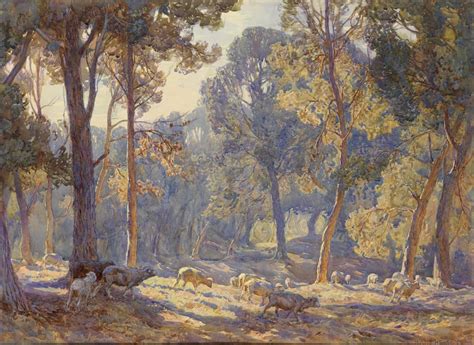 Midsummer morning - Hans Heysen | Australian artists, Australian painting, Landscape paintings