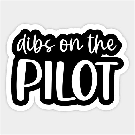 Funny Stickers Custom Stickers Pilot Wife Aviation Humor Airplane