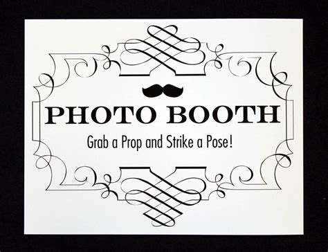 Photo Booth Prop Signs Printable Printable Word Searches
